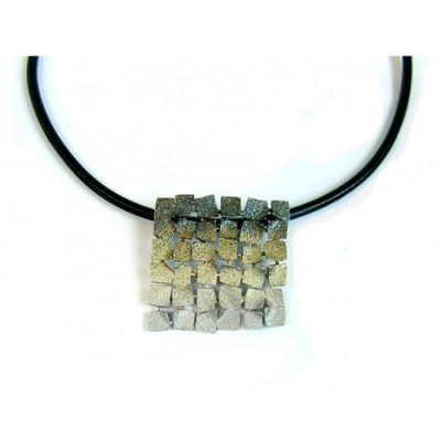 Colgante plata pigmentos