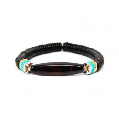 Pulsera ágata negra