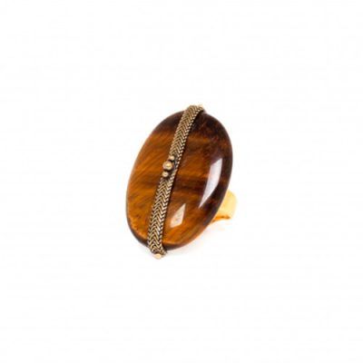 Anillo ojo tigre