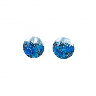 Pendientes plata pigmentos Tayga
