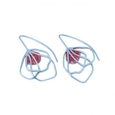 Pendientes plata pigmentos Cala