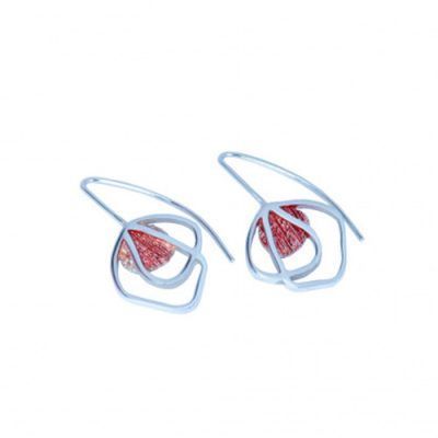 Pendientes plata pigmentos Cala