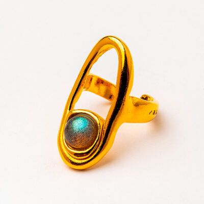 Anillo Brigitte Labradorita